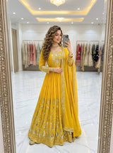 Timeless Anarkali Suit with Exquisite Embroidery