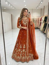 Timeless Anarkali Suit with Exquisite Embroidery
