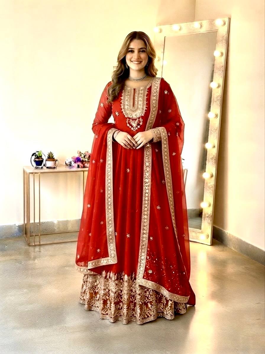 Graceful Anarkali Designs for Festive Celebrations