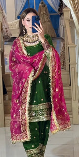 Royal Wedding Wear Embroidered Punjabi Suit