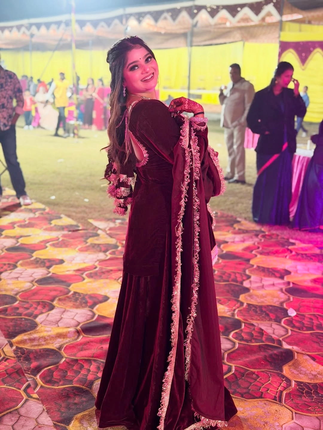 Heritage Velvet Elegance Celebration Wear